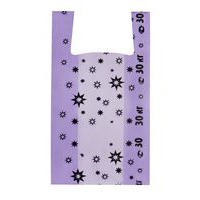Пакет «Фиолетовый черные звезды»